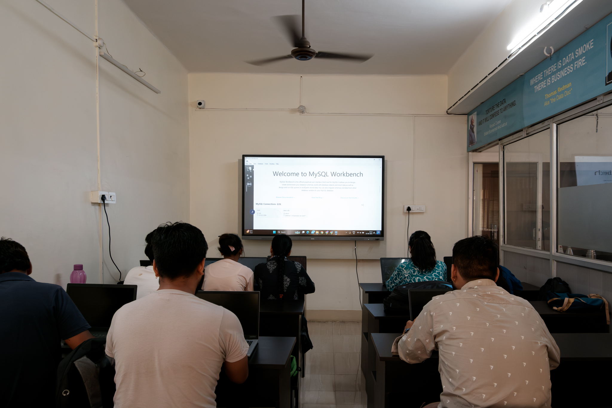 Photo of the KRPRO Classroom with students