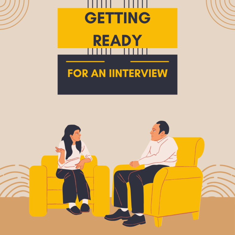 Getting ready for an interview